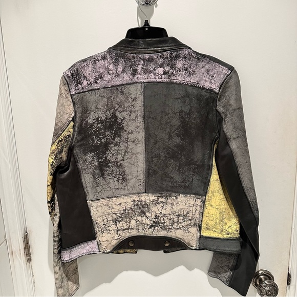 ACNE Vintage look biker jacket Size 36 - Picture 2 of 4